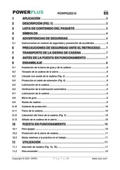 Powerplus POWPG20210 Manual De Instrucciones