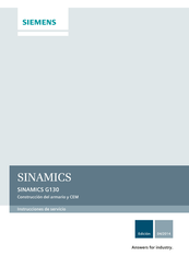 Siemens SINAMICS G130 6SL3310-1GE41-0AA Instrucciones De Servicio