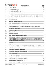 Powerplus POWDPG7551 Manual De Instrucciones