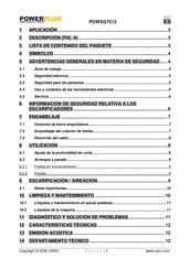 Powerplus POWXG7513 Manual De Instrucciones