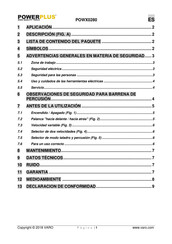 Powerplus POWX0280 Manual De Instrucciones