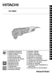 Hitachi CV 350V Instrucciones De Manejo