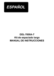 JUKI DDL-7000A-7 Serie Manual De Instrucciones