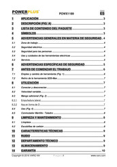 Powerplus POWX1189 Manual De Instrucciones