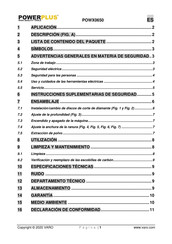 Powerplus POWX0650 Manual De Instrucciones