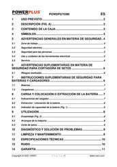 Powerplus POWDPG75380 Manual De Instrucciones