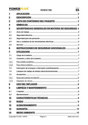 Powerplus POWX1700 Manual De Instrucciones