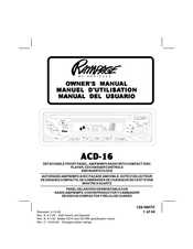 Rampage ACD-16 Manual Del Usuario