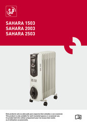 S&P SAHARA 2503 Manual De Instrucciones