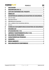 Powerplus POWX312 Manual De Instrucciones