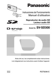 Panasonic SV-SD300 Instrucciones De Funcionamiento