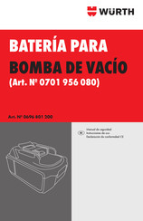 Würth 0701 956 080 Instrucciones De Uso