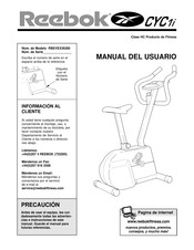 Reebok RBEVEX36280 Manual Del Usuario
