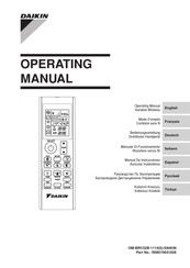 Daikin BRC52B62 Manual De Instrucciones