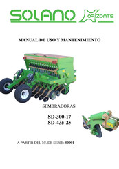 SOLANO HORIZONTE SD-435-25 Manual De Uso