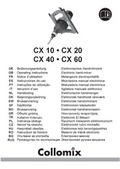 Collomix CX 40 Instrucciones De Uso