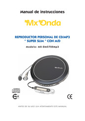 Mx Onda MX-DM5720Mp3 Manual De Instrucciones
