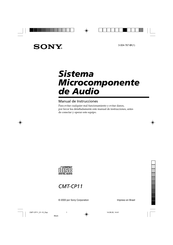 Sony CMT-CP11 Manual De Instrucciones