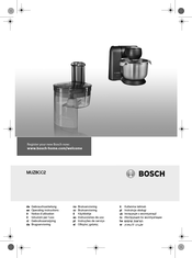 Bosch MUZ8CC2 Instrucciones De Uso