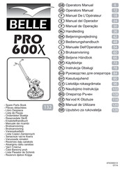 Belle PRO 600X Manual Del Operador