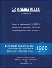 Bomba Elias GPG-D 85 Manual De Instrucciones