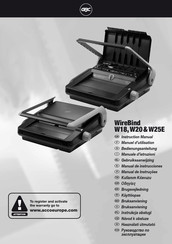 ACCO GBC WireBind W20 Manual De Instrucciones