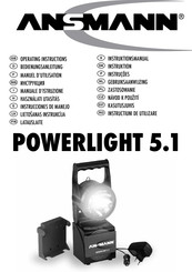 ANSMANN POWERLIGHT 5.1 Instrucciones De Manejo