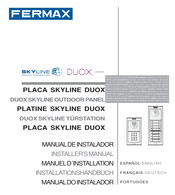 Fermax SKYLINE DUOX Manual De Instalador