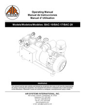 AIR SYSTEMS INTERNATIONAL BAC-17 Manual De Instrucciones