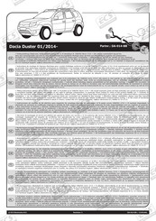 ECS Electronics DA-014-BB Instrucciones De Montaje