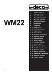 Deca WM22 Manual De Instrucciones