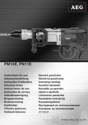 Aeg PM10E Instrucciones De Uso