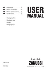 Zanussi ZWG1121 P Manual De Instrucciones