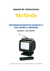 Mx Onda MX-TMD61 Manual De Instrucciones