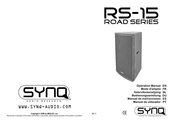 SYNQ RS-15 Road Serie Manual De Instrucciones