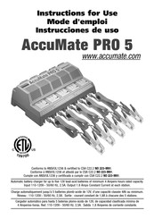 AccuMate PRO 5 Instrucciones De Uso