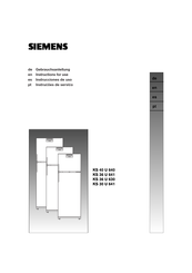 Siemens KS 36 U 641 Instrucciones De Uso