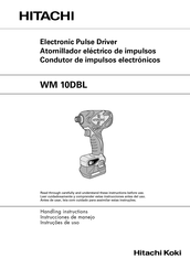 Hitachi WM 10DBL Instrucciones De Manejo