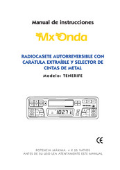 Mx Onda TENERIFE Manual De Instrucciones