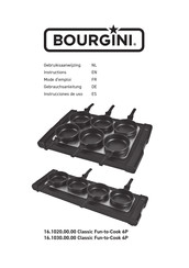 Bourgini Classic Fun-to-Cook 6P Instrucciones De Uso