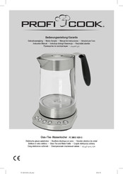 Profi Cook PC-WKS 1020 G Manual De Instrucciones