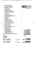 VOLTOTHERM WW 2000 Manual De Instrucciones