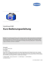 schmalz ECBPi CobotPump Manual De Usuario