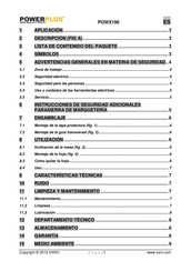 Powerplus POWX190 Manual De Instrucciones