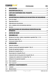 Powerplus POWXG4038 Manual De Instrucciones