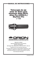Orion Atlas EQ-G Manual De Instrucciones