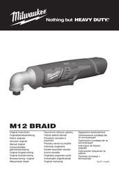 Milwaukee M12 BRAID Manual De Usuario