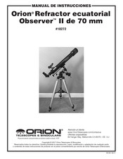 Orion Observer II Manual De Instrucciones