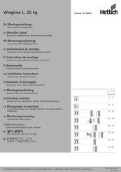 Hettich WingLine L Instrucciones De Montaje