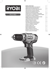 Ryobi RCD1802 Manual De Usuario